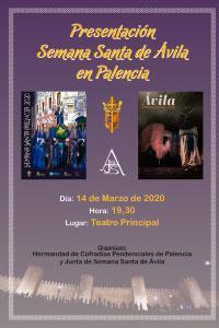 Presentación Semana Santa Ávila 2020 en Palencia