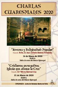 Cartel Charlas Cuaresmales 2021