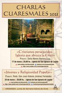 Cartel Charlas Cuaresmales 2020